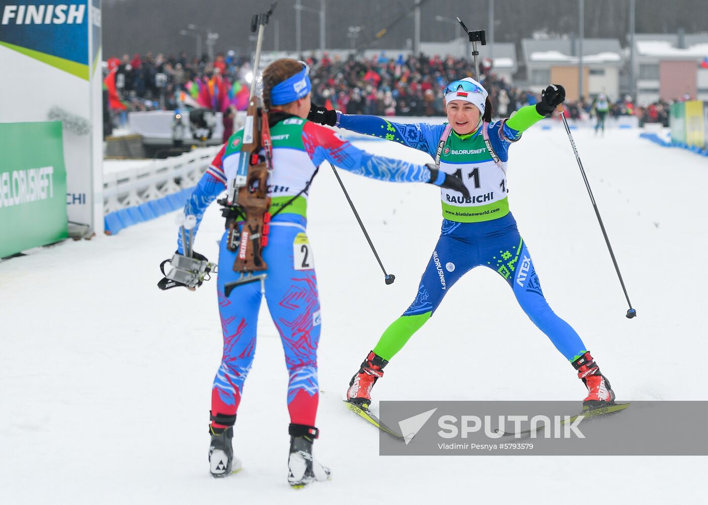 Belarus Biathlon European Championships Pursuit Women