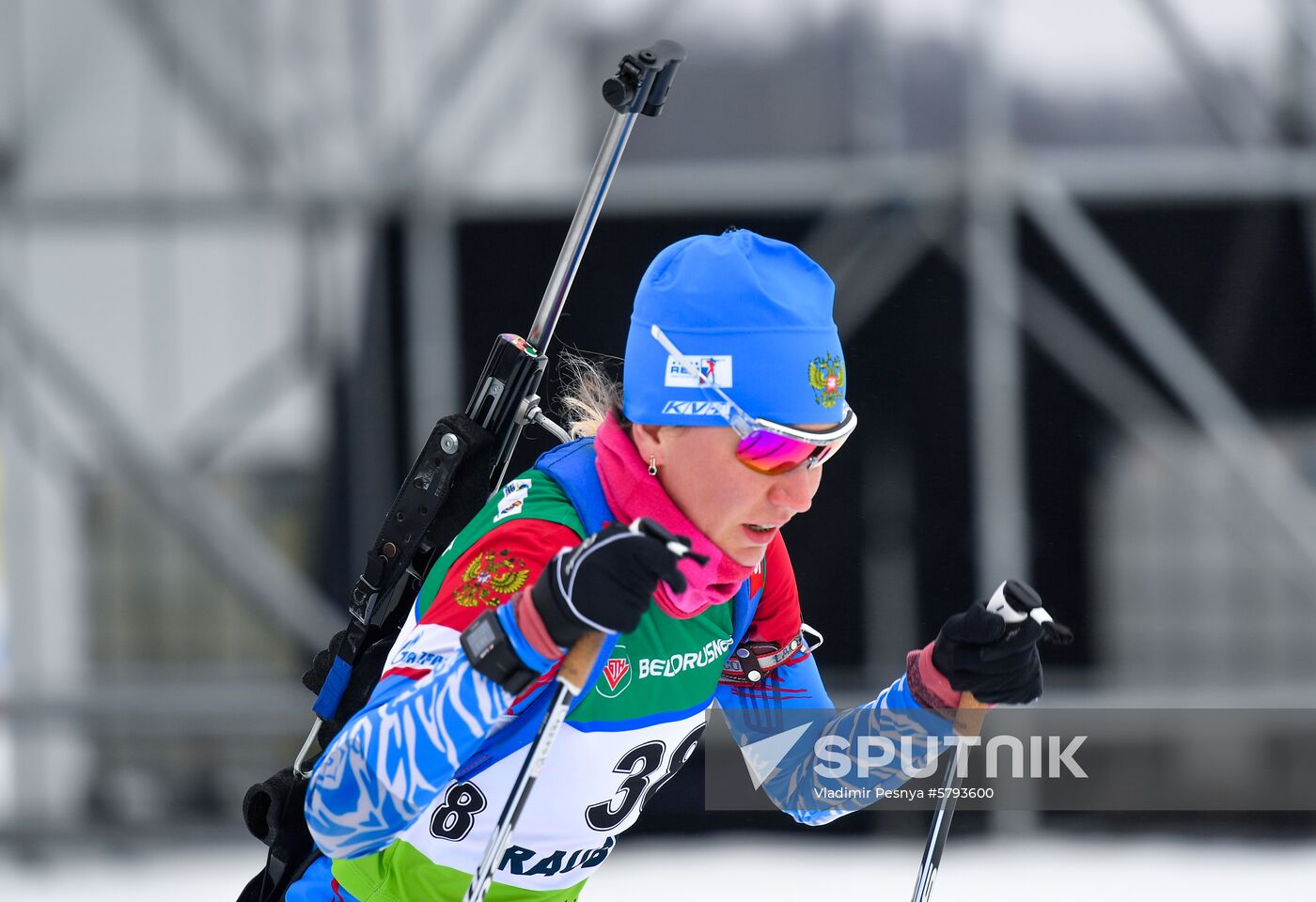 Belarus Biathlon European Championships Pursuit Women