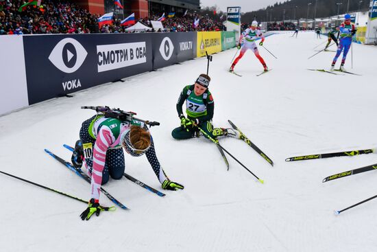 Belarus Biathlon European Championships Pursuit Women