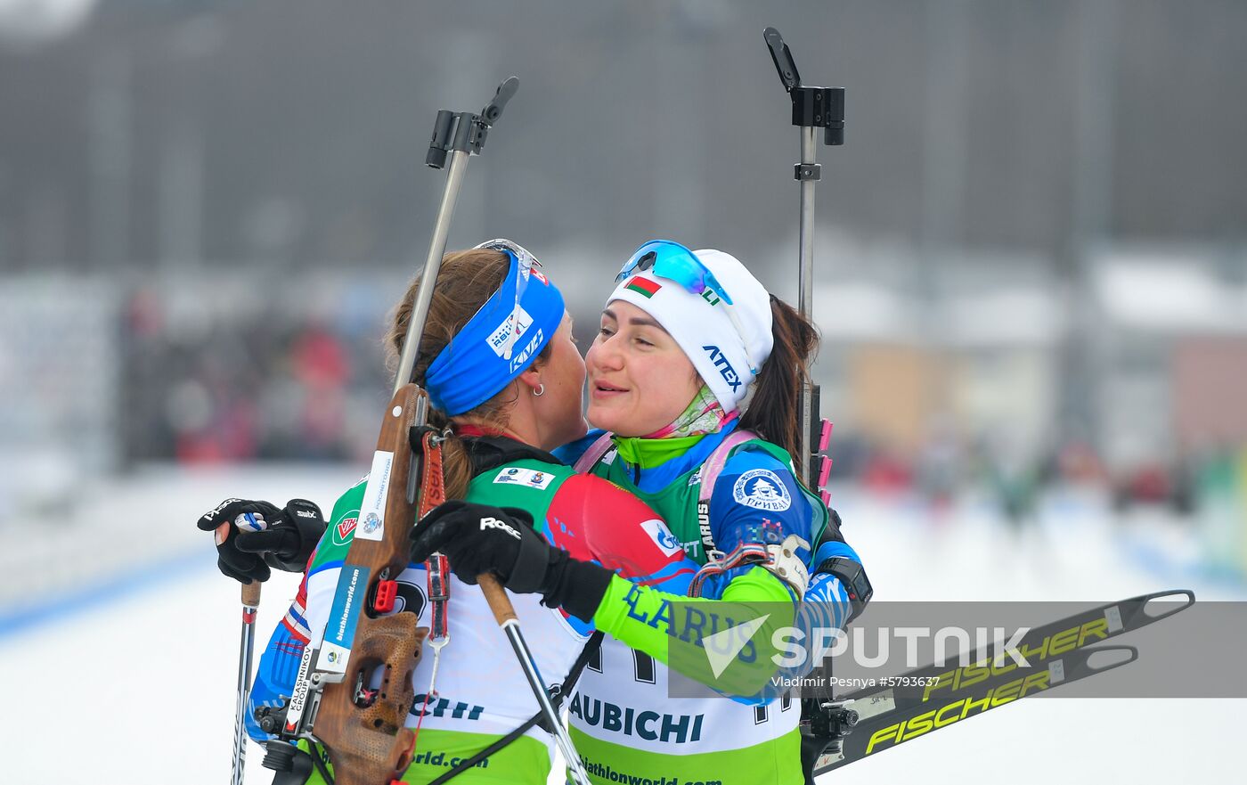 Belarus Biathlon European Championships Pursuit Women