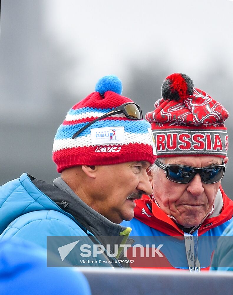 Belarus Biathlon European Championships Pursuit Women