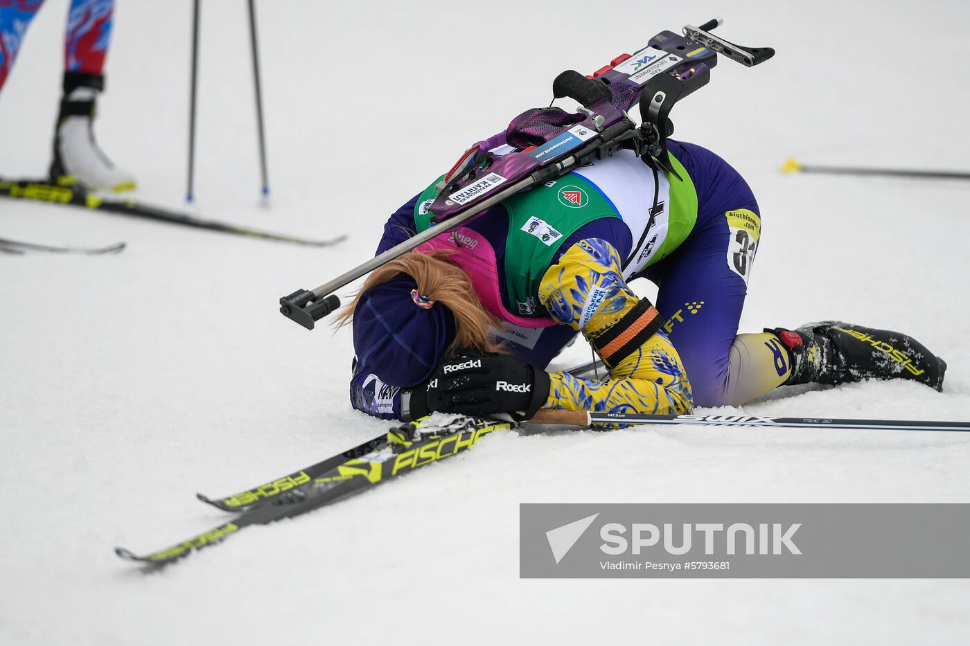 Belarus Biathlon European Championships Pursuit Women