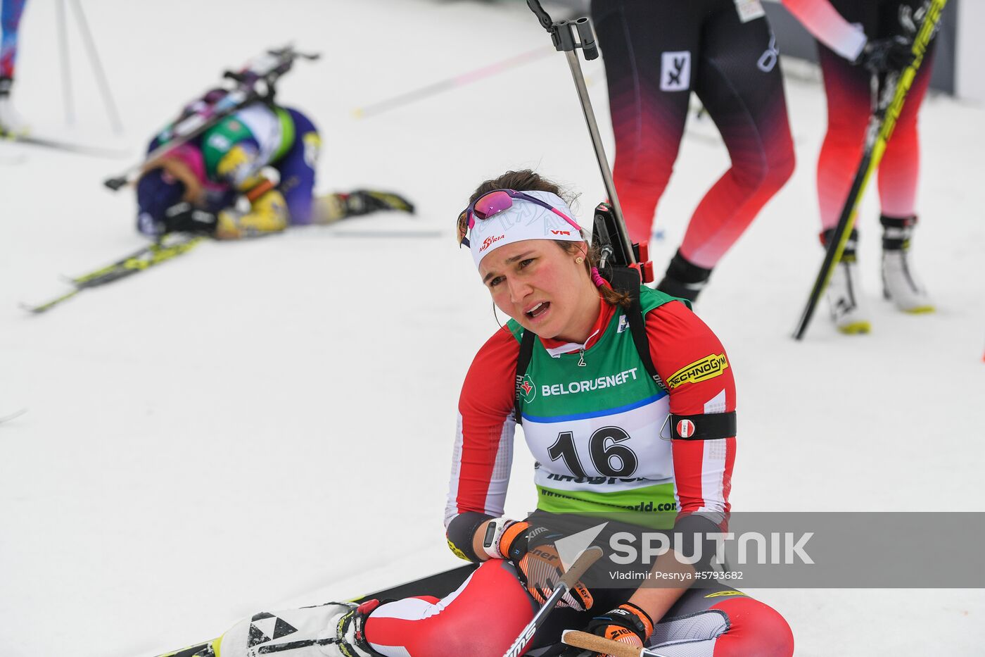 Belarus Biathlon European Championships Pursuit Women