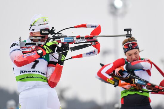 Belarus Biathlon European Championships Pursuit Women