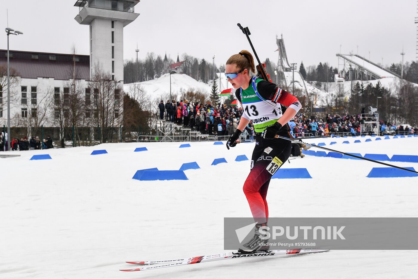 Belarus Biathlon European Championships Pursuit Women