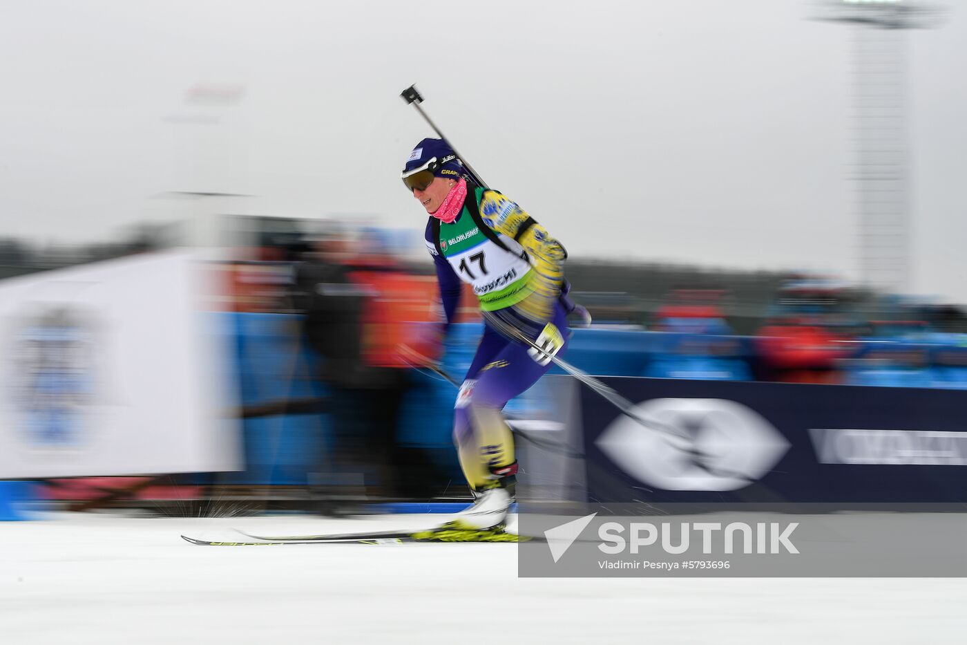 Belarus Biathlon European Championships Pursuit Women