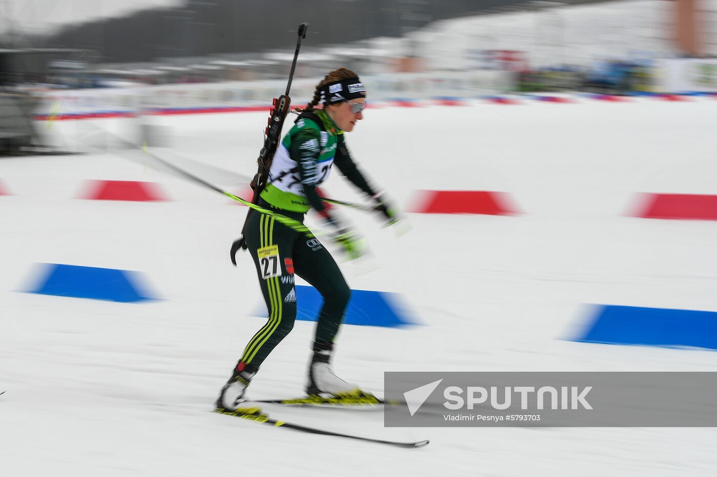 Belarus Biathlon European Championships Pursuit Women