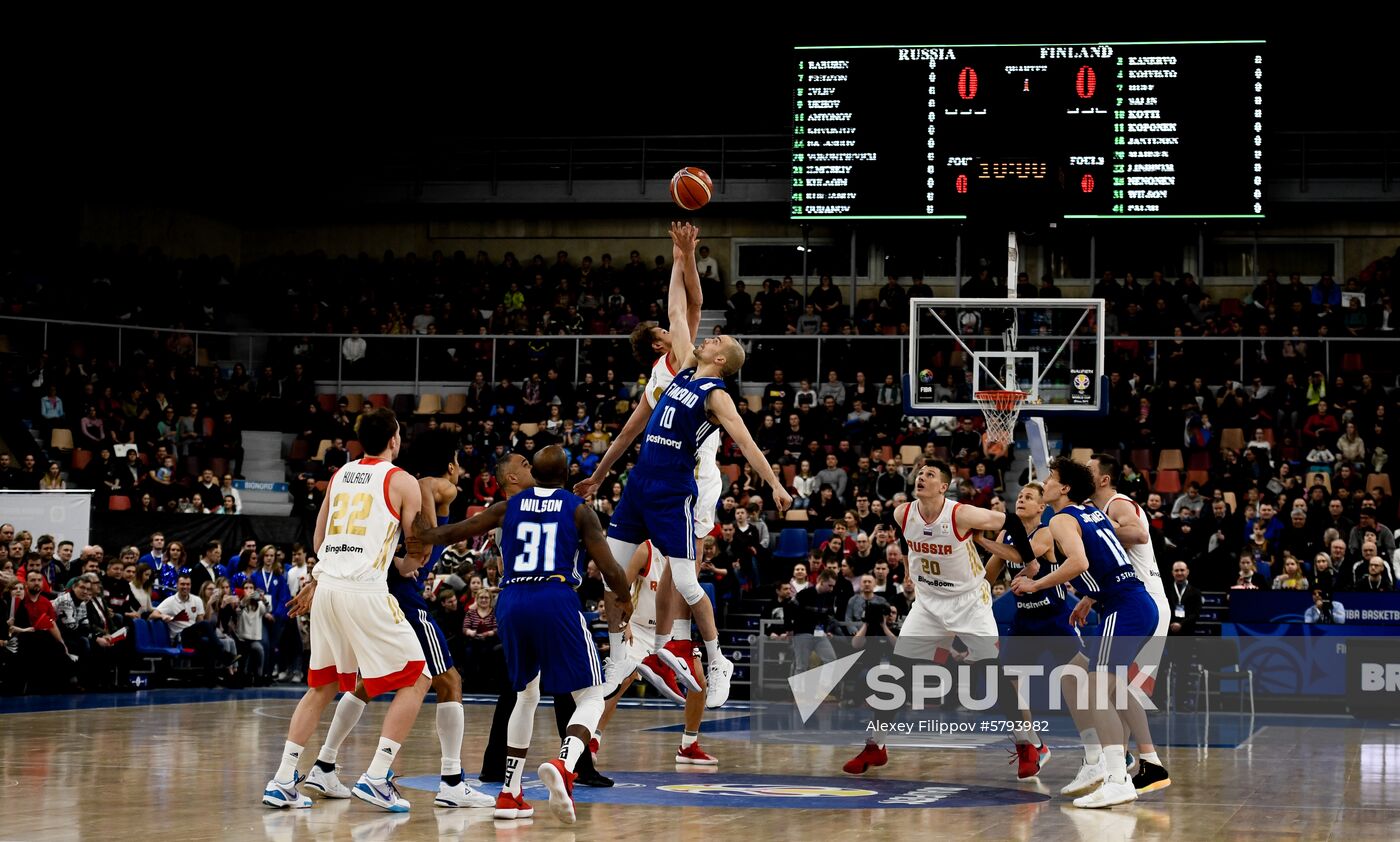 Russia Basketball Finland
