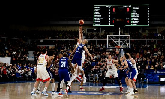 Russia Basketball Finland