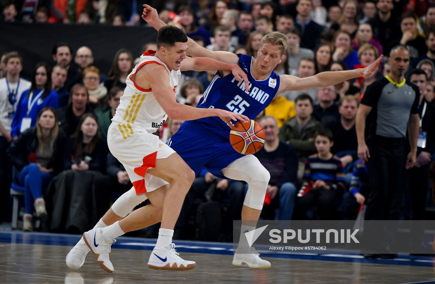 Russia Basketball Finland