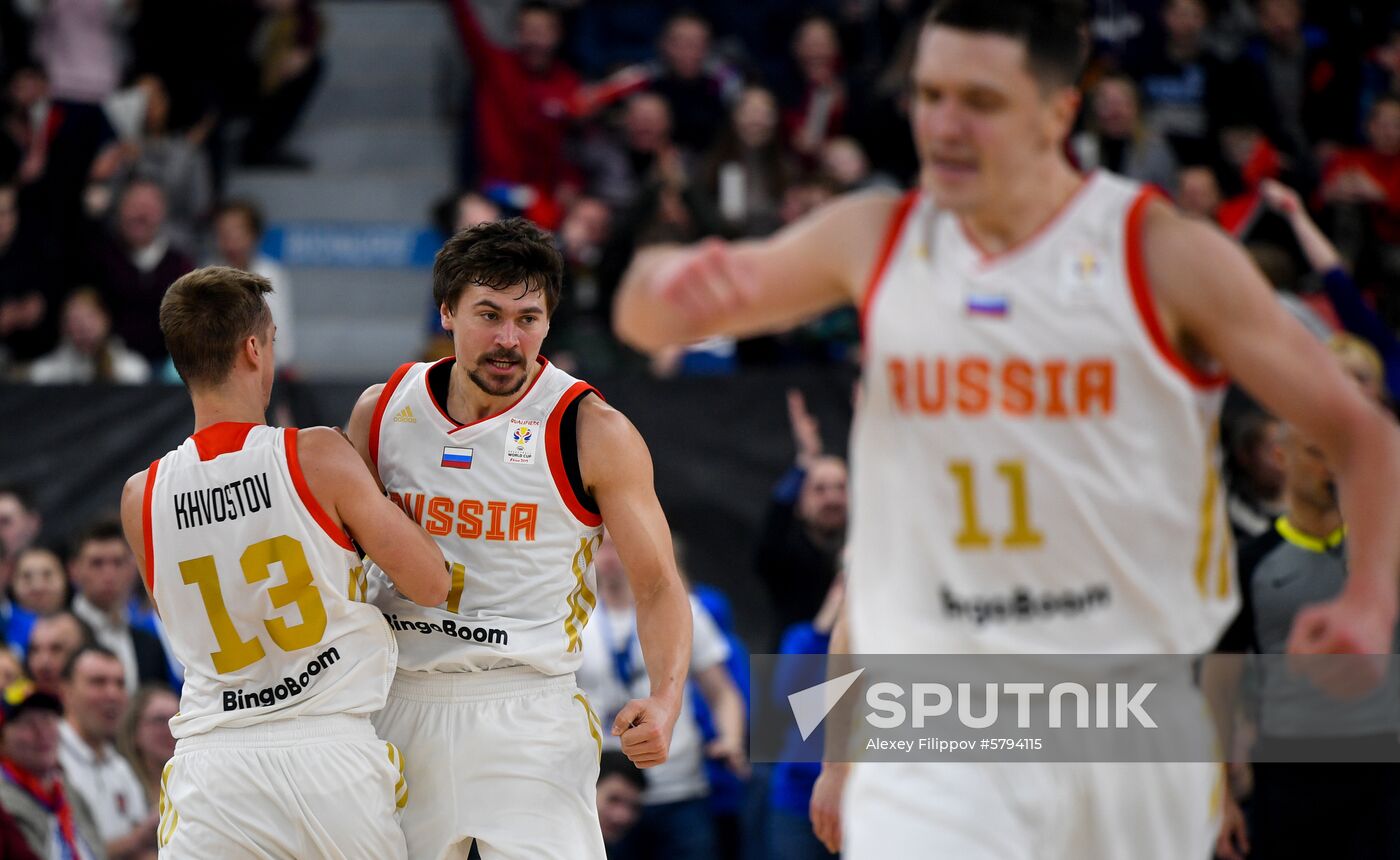 Russia Basketball Finland