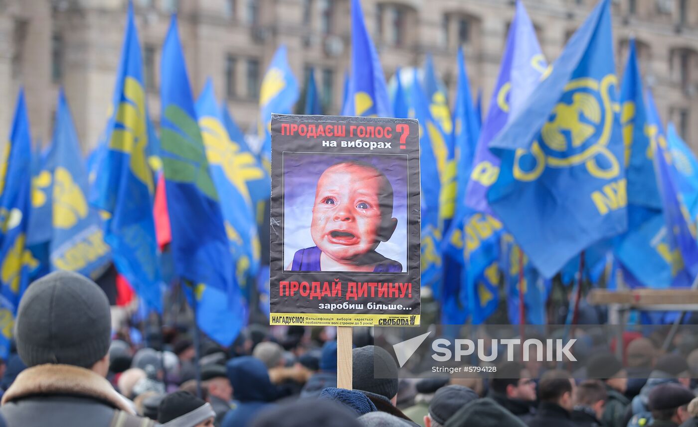 Ukraine Presidential Elections Protests