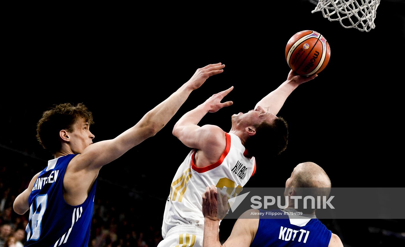 Russia Basketball Finland