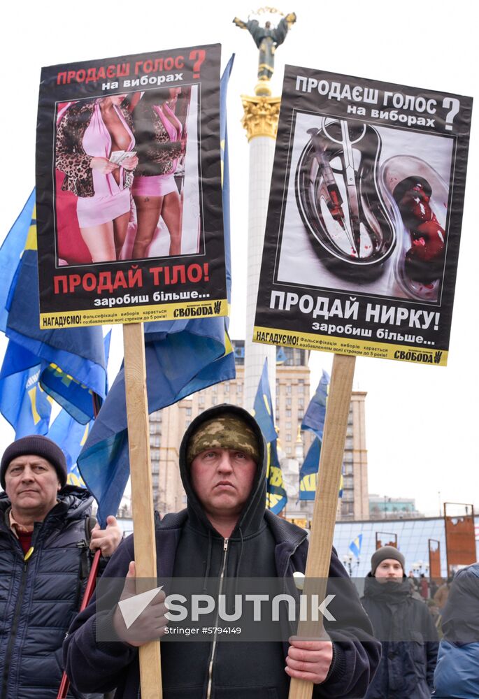 Ukraine Presidential Elections Protests