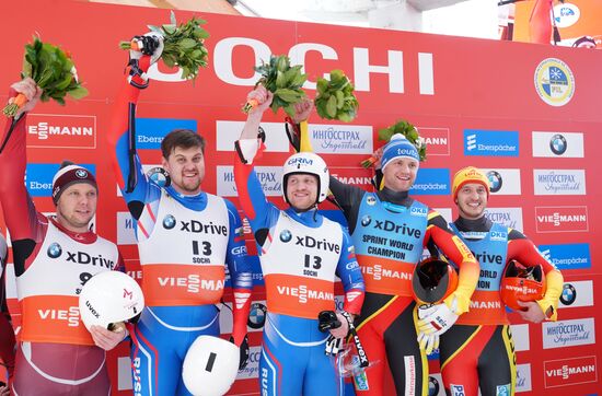 Russia Luge World Cup Sprint Doubles Men