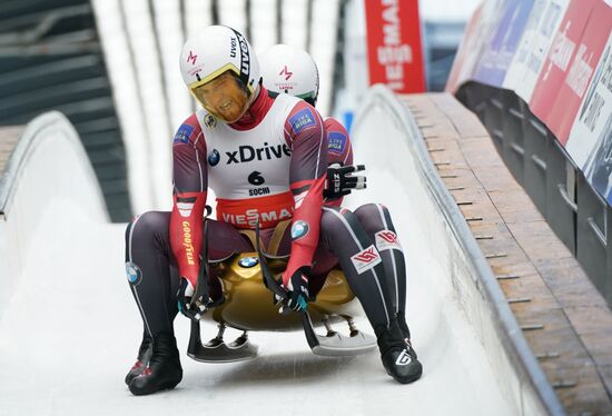 Russia Luge World Cup Sprint Doubles Men