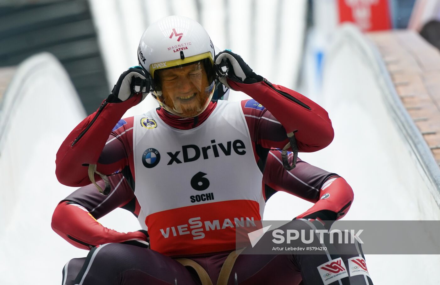 Russia Luge World Cup Sprint Doubles Men