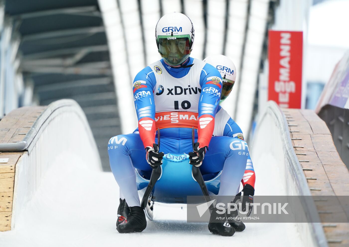 Russia Luge World Cup Sprint Doubles Men