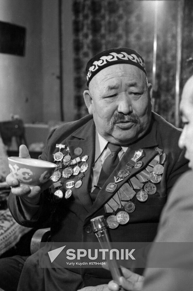 Veteran of Great Patriotic War Sabalak Orazalinov