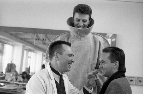 Soviet fashion designer Vyacheslav Zaitsev