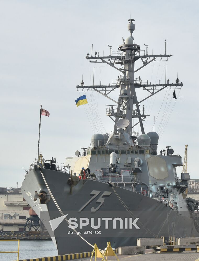 Ukraine US Ship