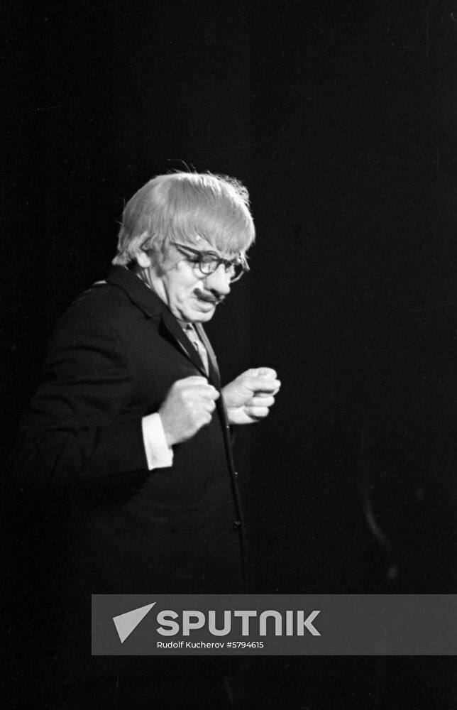 Soviet stand-up comedian and actor Arkady Raikin