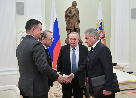 President Vladimir Putin meets with Prime Minister of Israel Benjamin Netanyahu