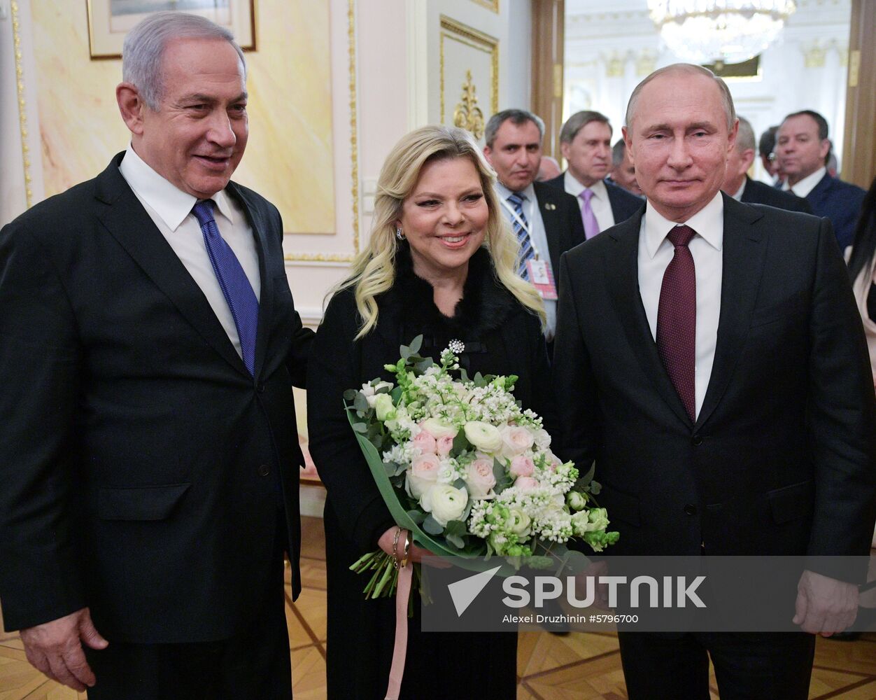 President Vladimir Putin meets with Prime Minister of Israel Benjamin Netanyahu