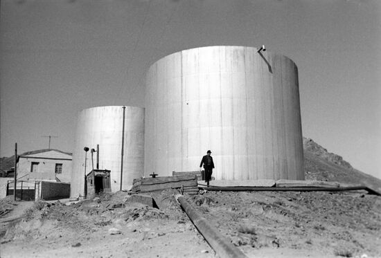 Water tanks in Krasnovodsk