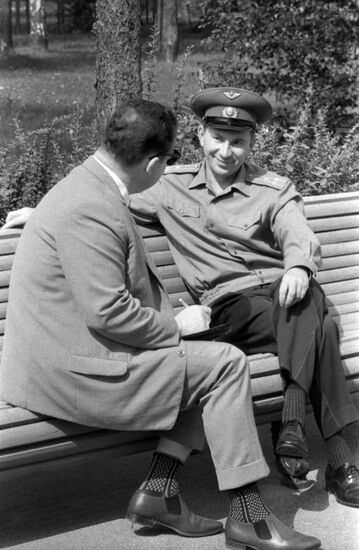 Soviet cosmonaut Pavel Belyayev