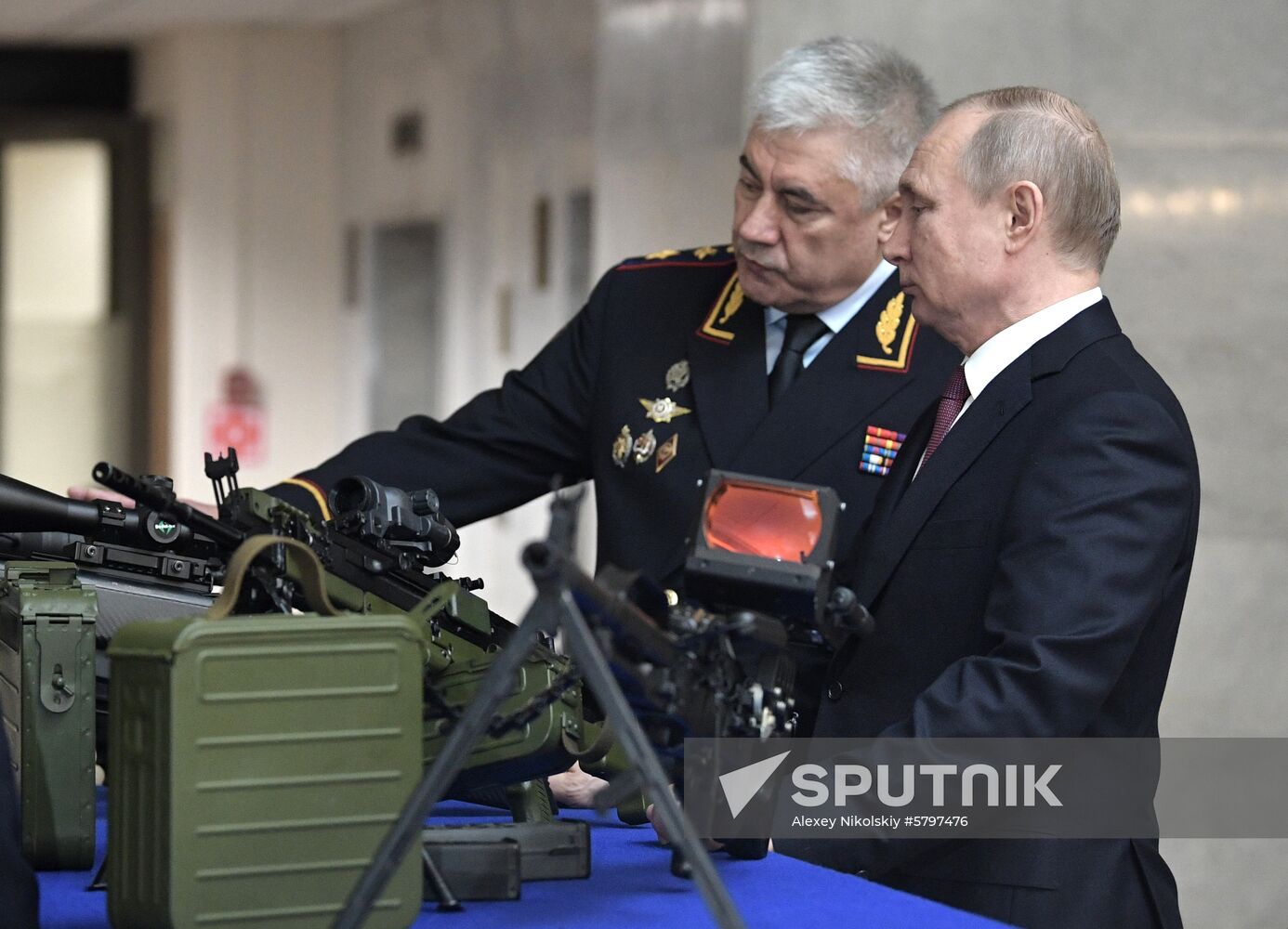 President Vladimir Putin attends meeting of Interior Ministry Board