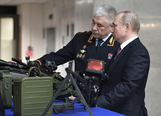 President Vladimir Putin attends meeting of Interior Ministry Board