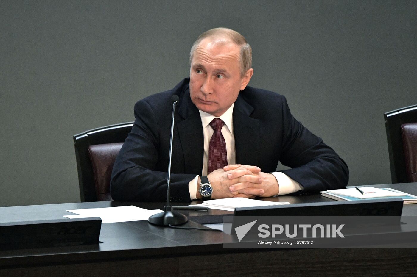 President Vladimir Putin attends meeting of Interior Ministry Board