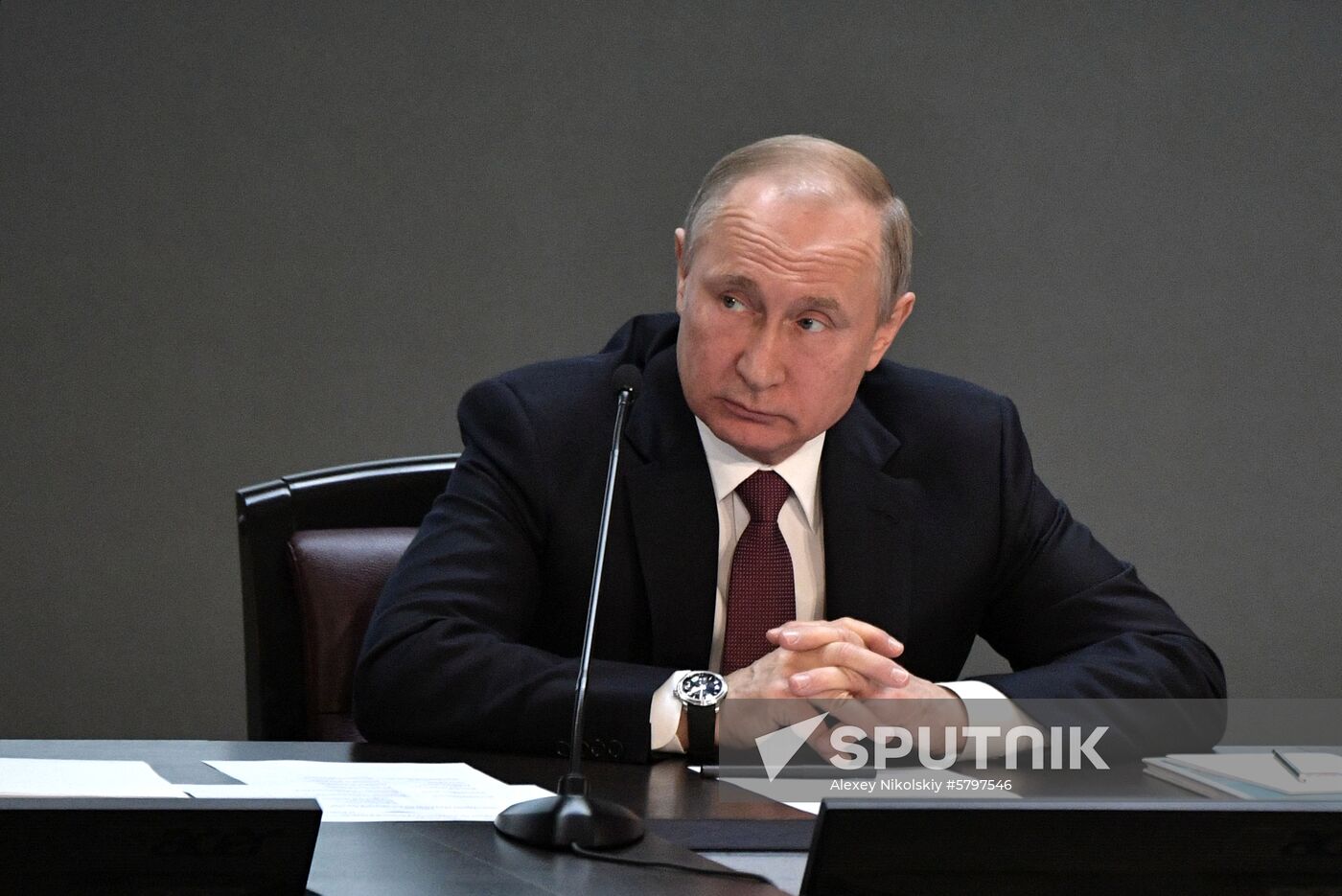 President Vladimir Putin attends meeting of Interior Ministry Board