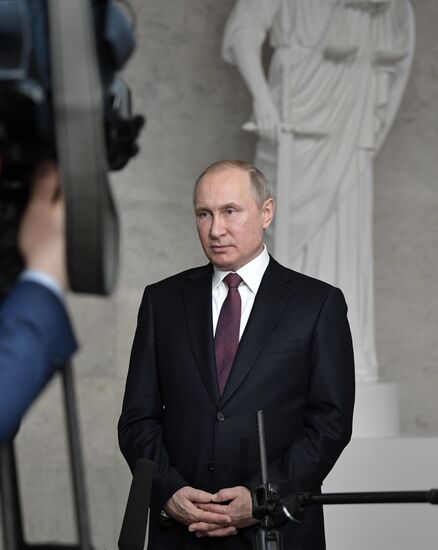 President Vladimir Putin attends meeting of Interior Ministry Board