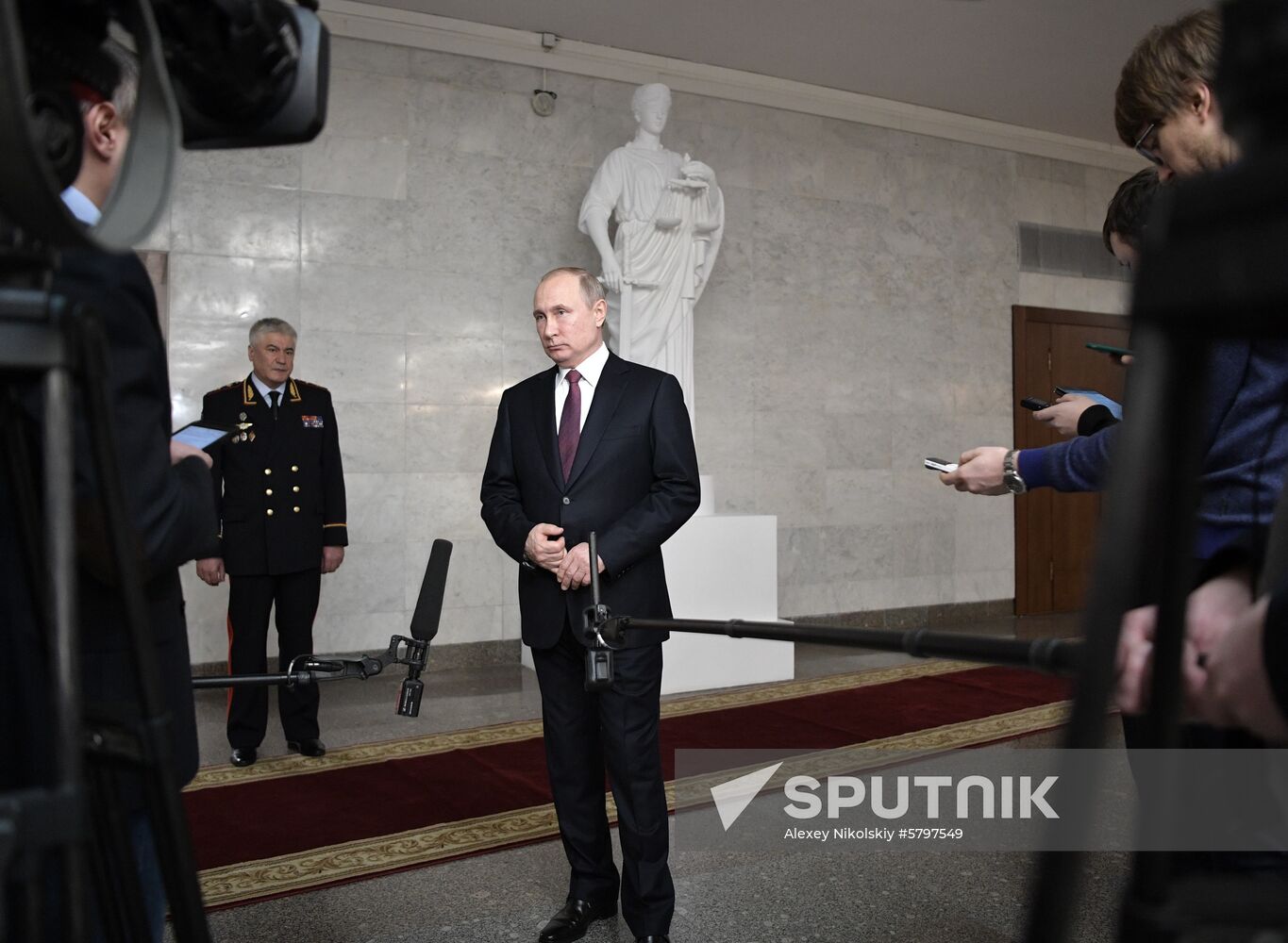 President Vladimir Putin attends meeting of Interior Ministry Board