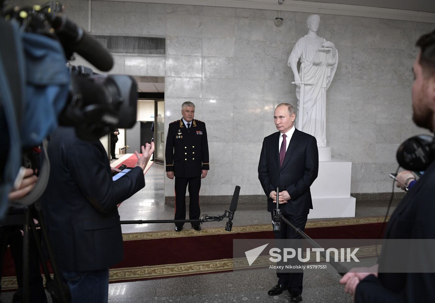 President Vladimir Putin attends meeting of Interior Ministry Board