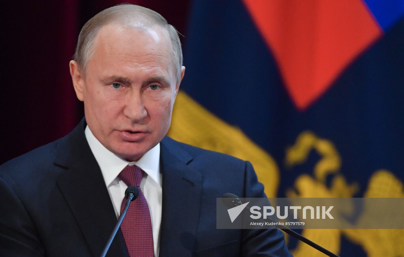 Russia Putin Interior Ministry Meeting