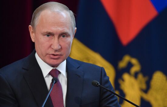 Russia Putin Interior Ministry Meeting