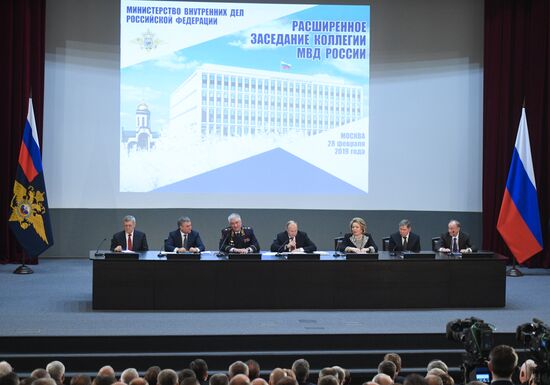 Russia Putin Interior Ministry Meeting