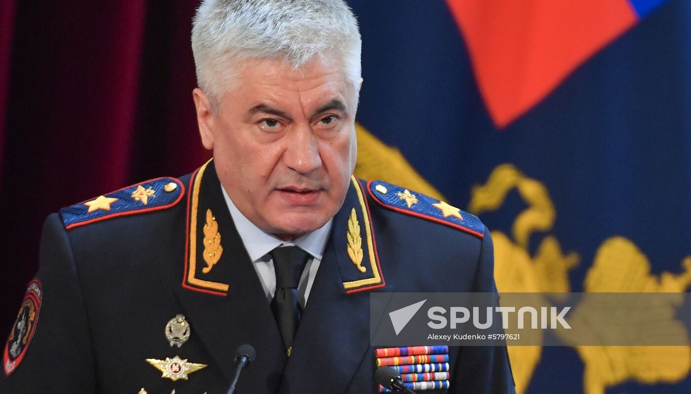 Russia Putin Interior Ministry Meeting