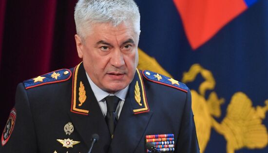 Russia Putin Interior Ministry Meeting