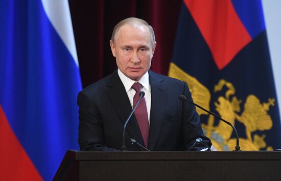 Russia Putin Interior Ministry Meeting