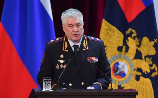 Russia Putin Interior Ministry Meeting