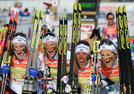 Austria Ski Worlds Relay Women