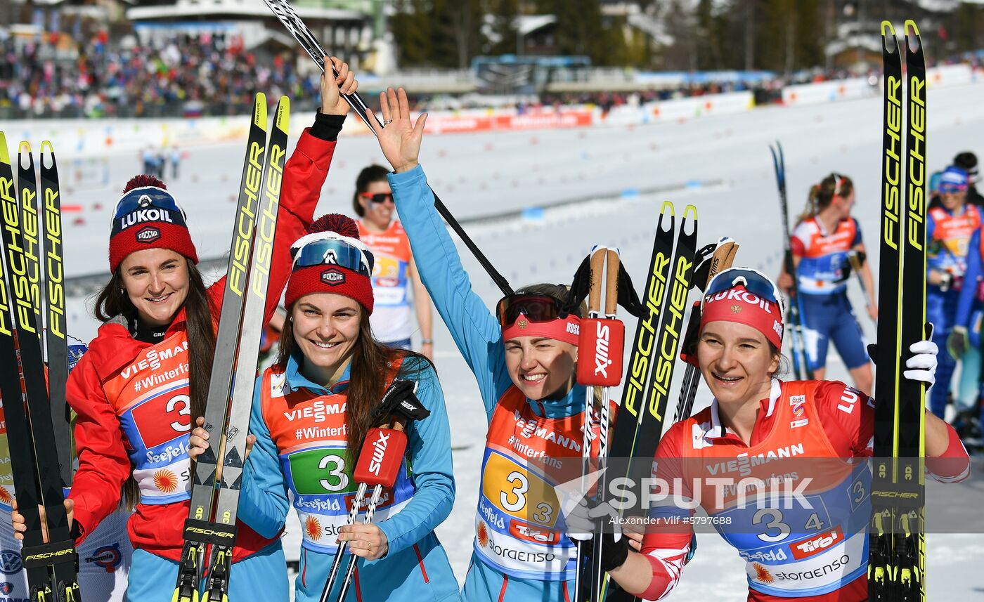 Austria Ski Worlds Relay Women