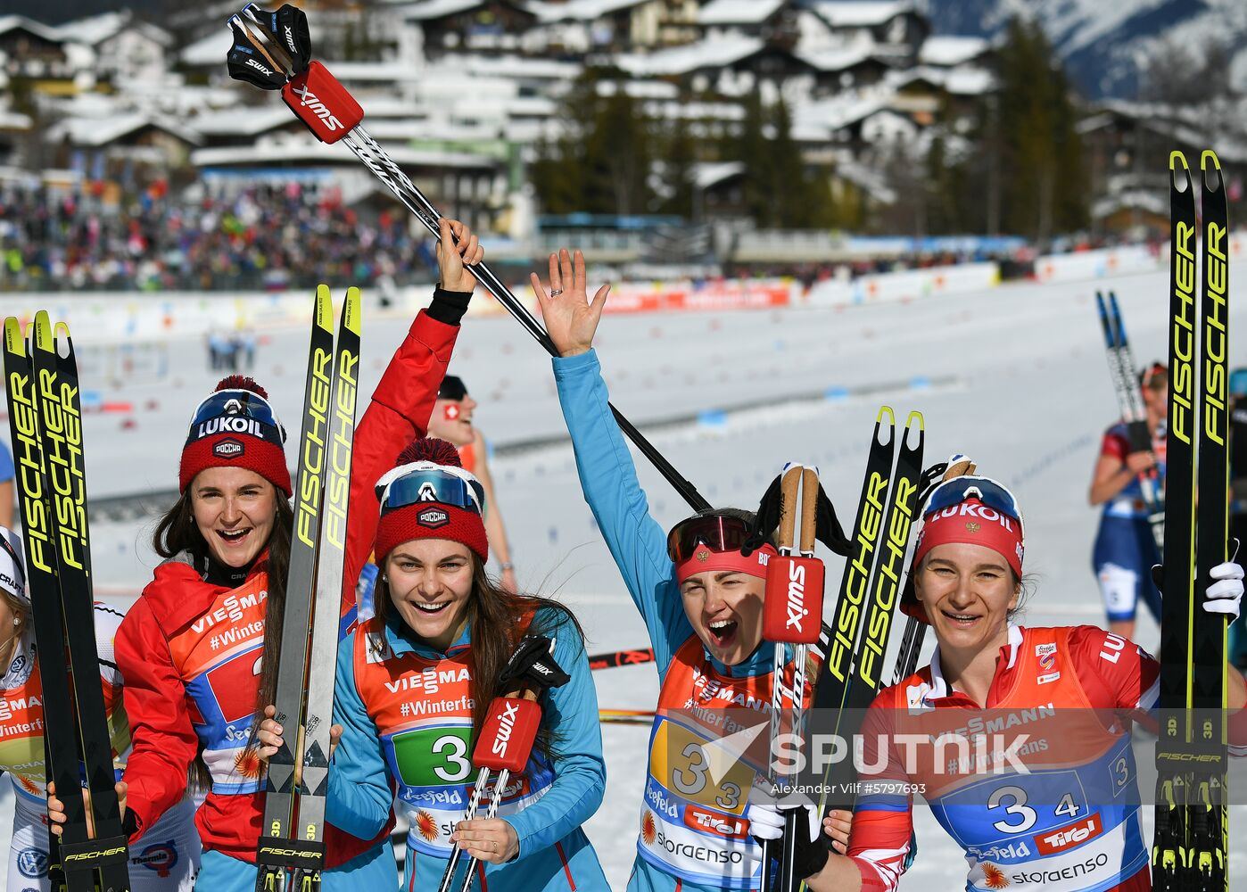 Austria Ski Worlds Relay Women