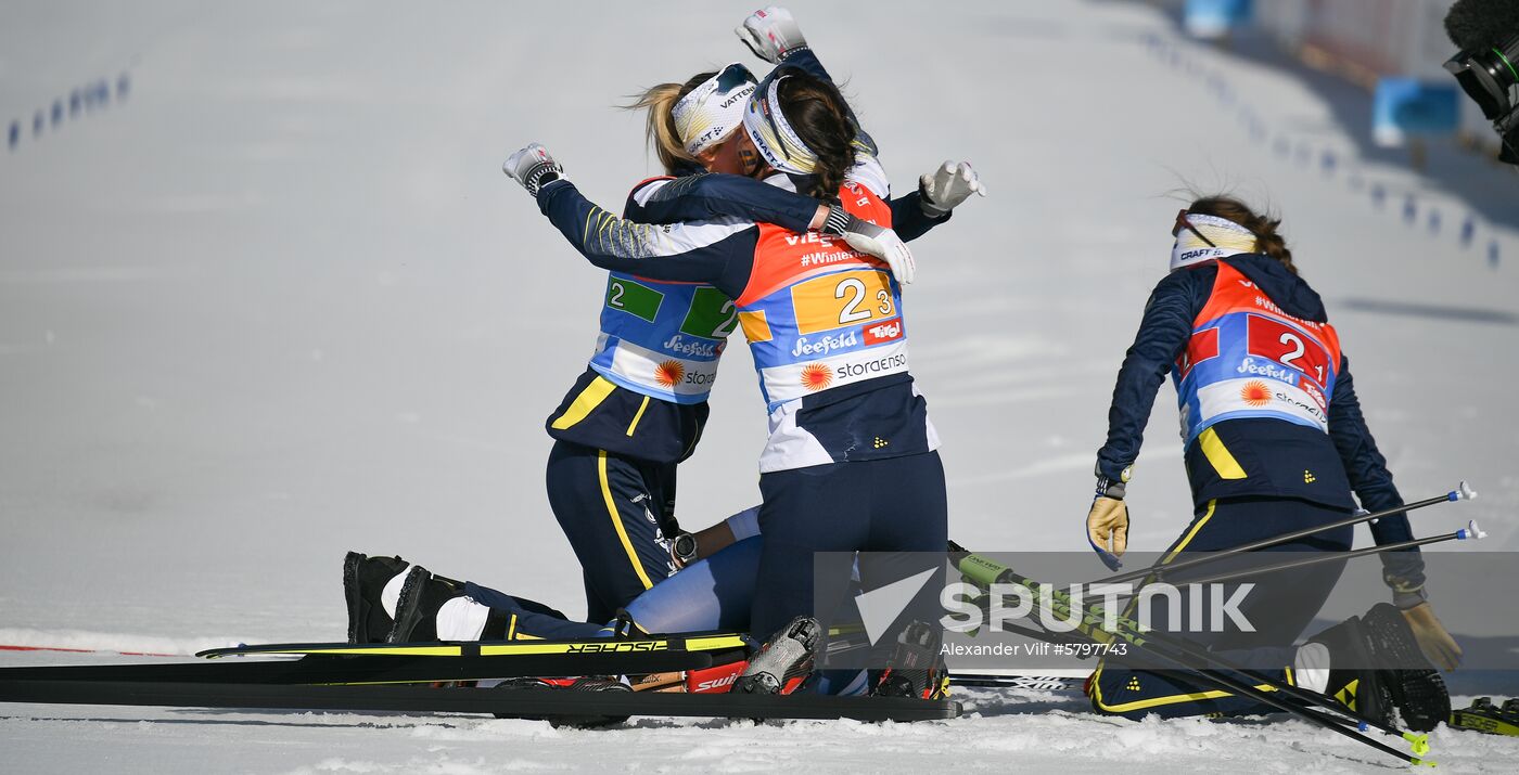 Austria Ski Worlds Relay Women