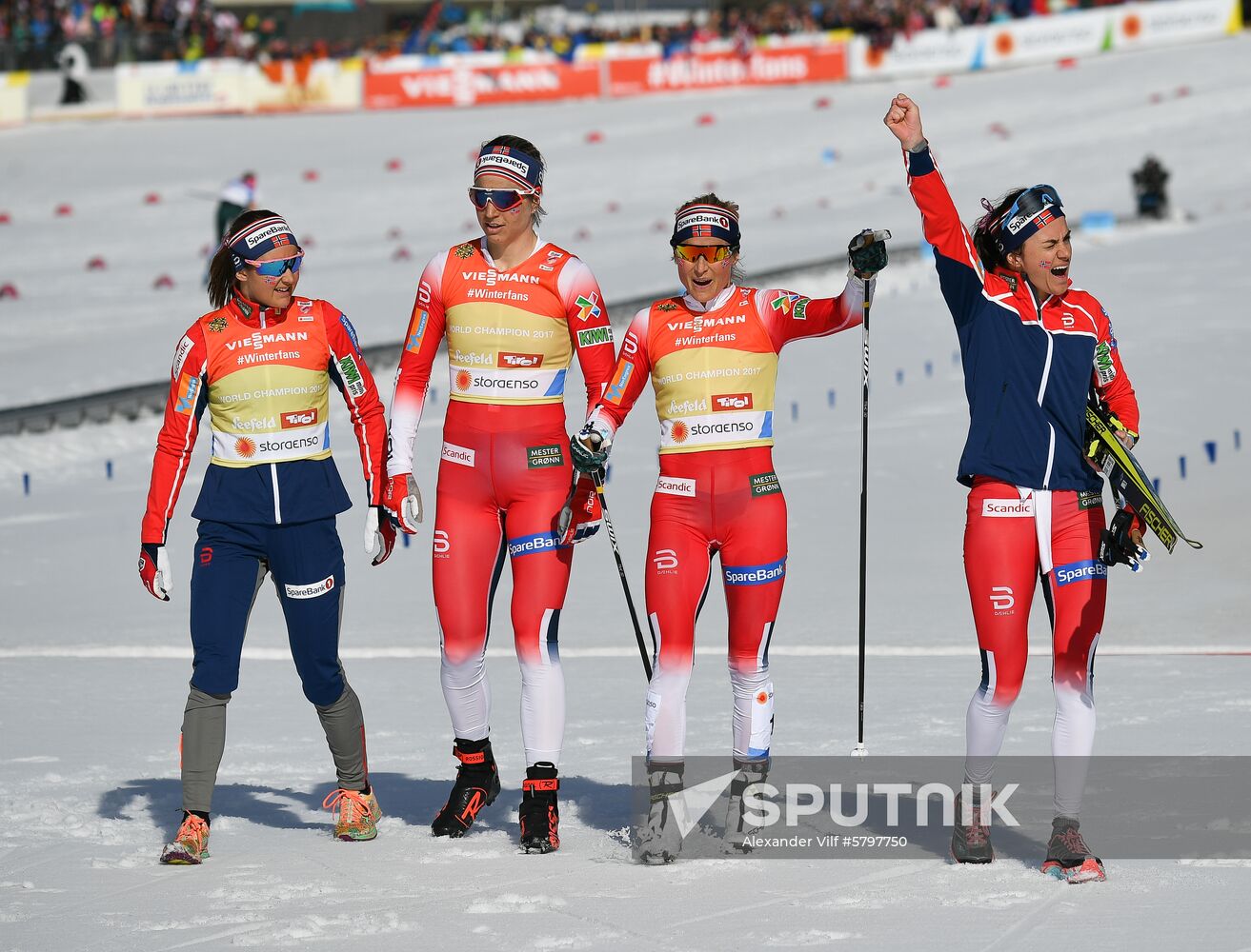 Austria Ski Worlds Relay Women