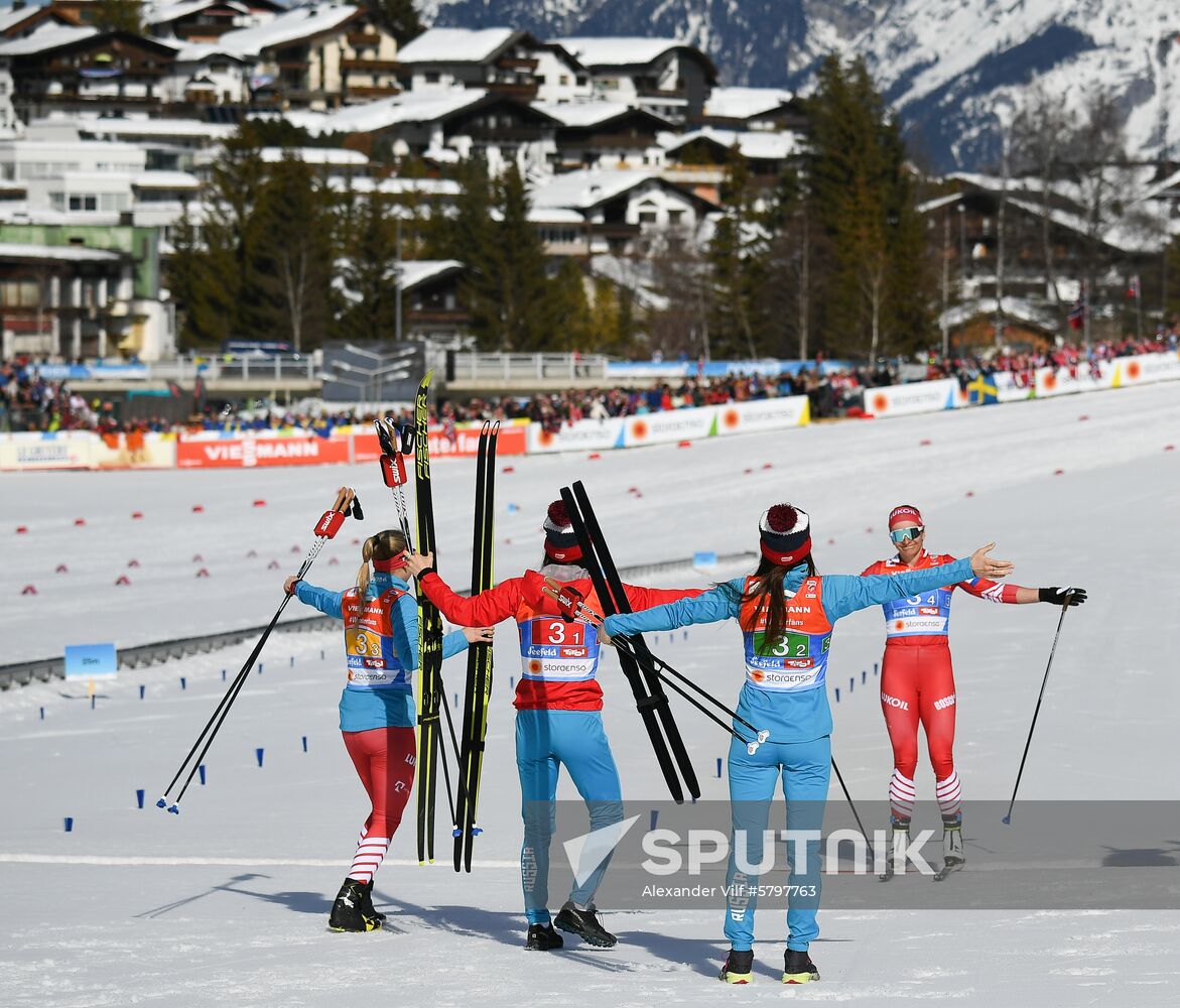 Austria Ski Worlds Relay Women